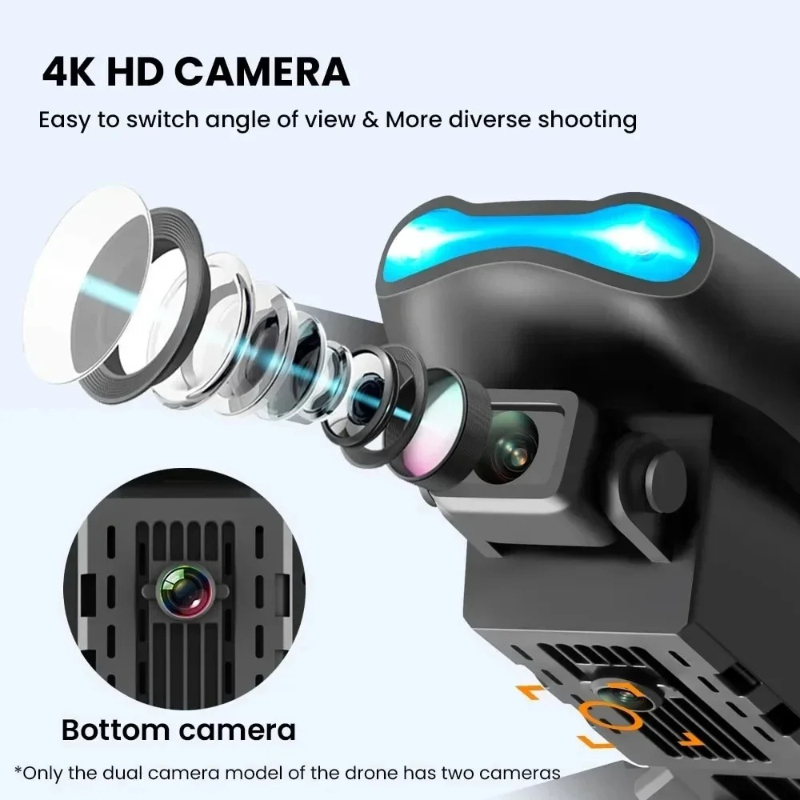 Drone Camera Mount - Drone E99Pro HD 4K avec double