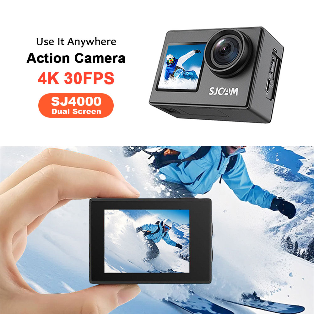 Drone Camera Action - Caméra d'action SJCAM SJ4000 4K/30 fps,