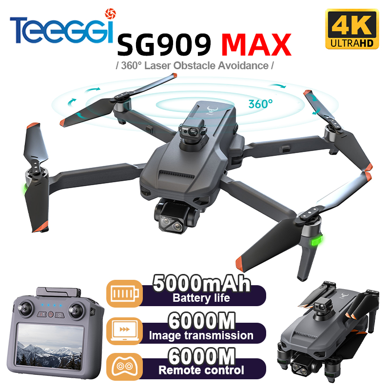 Drone GPS Teeggi SG909 MAX ave - Drone Camera 4K avis et prix